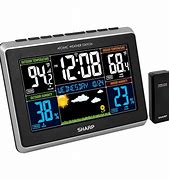 Image result for Sharp Alarm Clock with Temperature