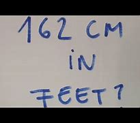 Image result for 162 Cm to Feet