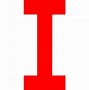 Image result for Letter I Logo Red Black