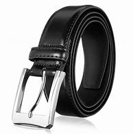 Image result for One Inch Black Genuine Leather Belt