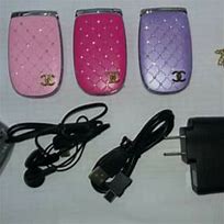 Image result for Pink Chanel Flip Phone