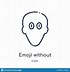 Image result for 100 Emoji Black and White