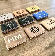 Image result for Leather Money Clip Customise