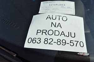 Image result for Auto Na Prodaju Natpis