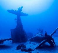 Image result for WW2 Plane Wrecks Underwater
