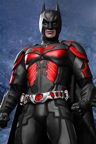 Image result for Batman Red and White Suit