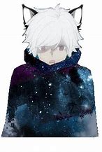 Image result for Galaxy Hair Anime Boy Neko
