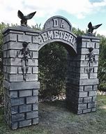 Image result for Halloween Graveyard Props