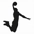 Image result for Basketball Slam Dunk Silhouette
