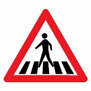 Image result for Pedestrian Crossing Road Sign