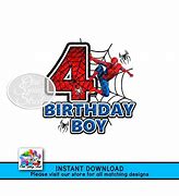 Image result for Spider-Man Happy 4th Birthday