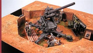 Image result for German 88mm Flak Gun Model