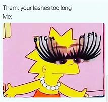 Image result for Girl with Nails and Lashes Meme