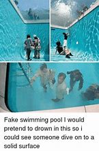 Image result for Floating in Pool Meme