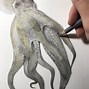 Image result for Japanese Octopus Drawing