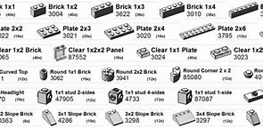 Image result for Every 1X2 Brick in LEGO