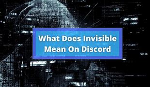 Image result for What Does Invisible Mean