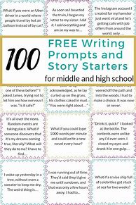 Image result for School Writing Prompts