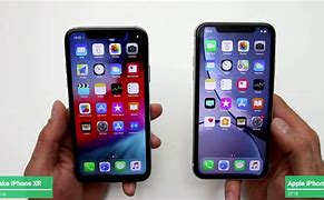Image result for Real iPhone Xr vs Fake iPhone XR