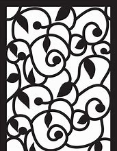 Image result for Swirly Silouette Pattern