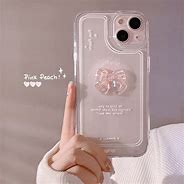 Image result for Phone Case with Crystal Bow Tie Pink and Kawaii