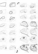 Image result for How to Draw a Lizard Head