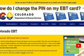 Image result for How to Create Pin for EBT Card