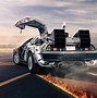 Image result for BTTF DeLorean Fire
