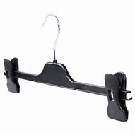 Image result for Single Trouser Hanger with Clips