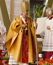 Image result for Pope John Paul II Clothes