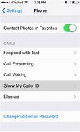 Image result for How to Remove Caller ID On iPhone