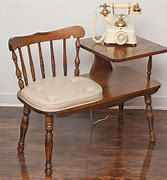 Image result for Telephone Table with Seat