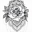 Image result for Rose Mandala Color Pages