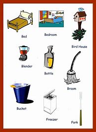 Image result for Printable Household Items