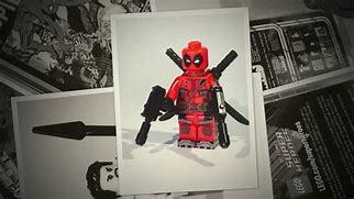 Image result for Deadpool LEGO Front-Facing