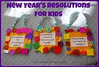 Image result for New Year Resolutions Kids Activities