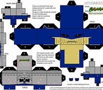 Image result for Batman Papercraft Template