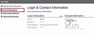Image result for Find My FedEx Account Number