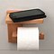 Image result for Modern Toilet Paper Holder with Shelf Wood