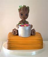 Image result for Baby Groot Cake