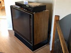 Image result for what is the largest rear projection tv?