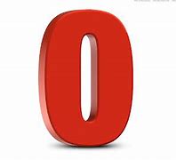 Image result for Red Number 0 Clip Art