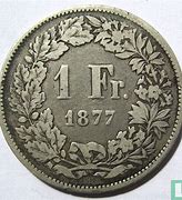 Image result for 1 Franc Suisse 1879