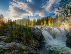 Image result for Hill and Waterfall