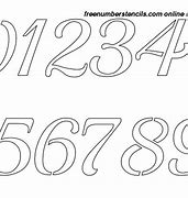 Image result for Free Printable Number Stencils