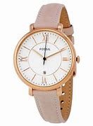Image result for Fossil Ladies Jacqueline Brown Leather Watch