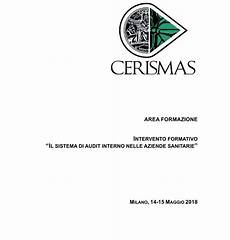 auditing interno audit interno nelle aziende sanitarie tecnica ospedaliera auditing interno audit interno nelle aziende sanitarie tecnica ospedaliera
