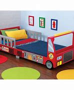 Image result for Fire Truck Toddler Bed