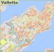Image result for Valletta On Map