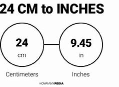 Image result for 24 Inches in Cm